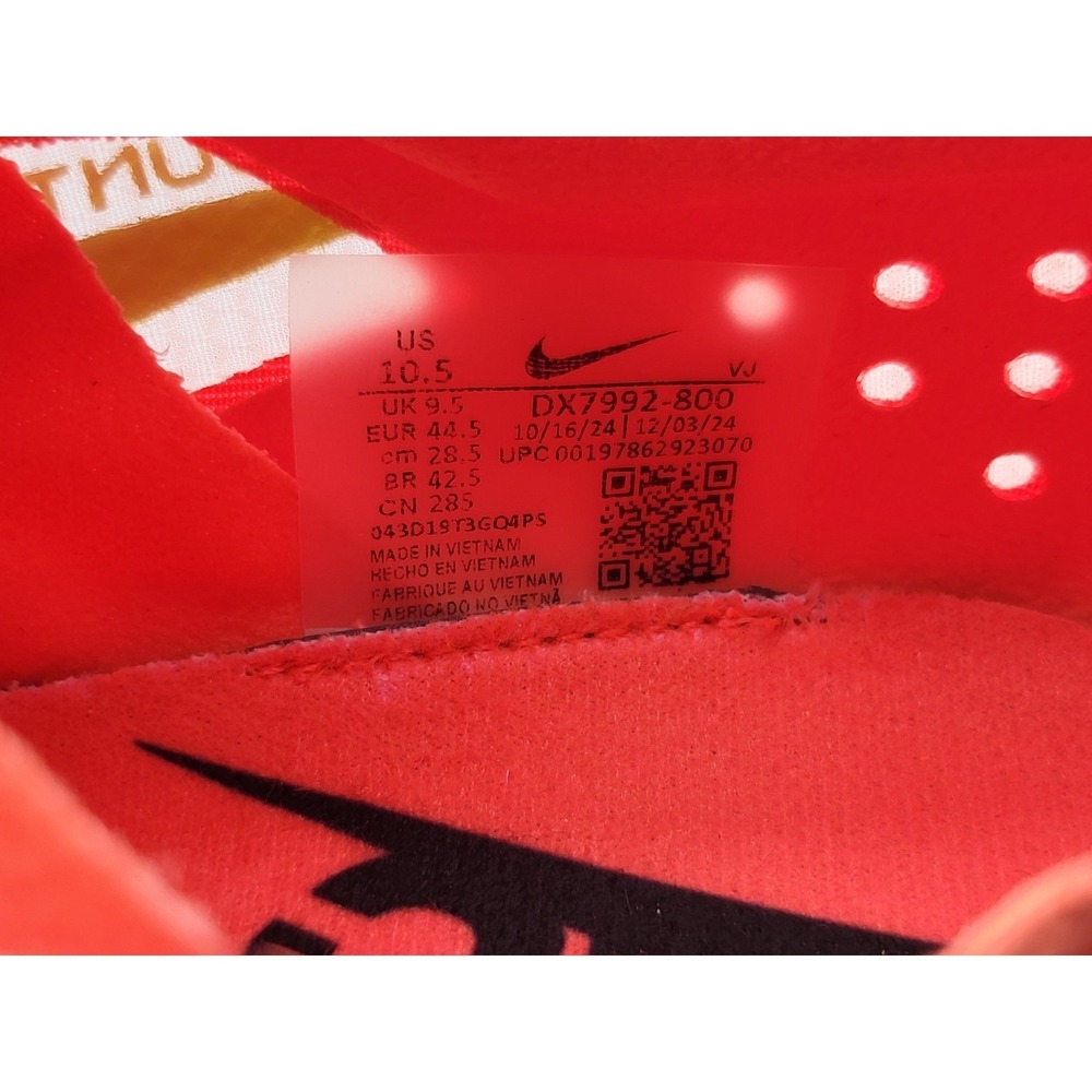 Nike ZoomX Dragonfly XC Mens 10.5 Orange Track Cross Country Running Spikes NWOB - Picture 9 of 10